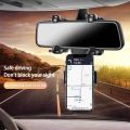 Car Rearview Mirror Mount Phone Holder Adjustable GPS Stand Automobile Data Recorder Bracket Universal Phone Support. 