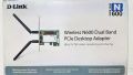 D-link Wireless N600 Dual Band PCIe Desktop Adapter DWA-566. 