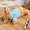 Plush Pencil Case Animal Stationery Pouch Pen Bag Cute Pencil Pouch Pencil Bags for School Supplies. 