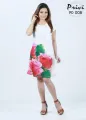 Privi Fashion Knit Print Dress for Women. 