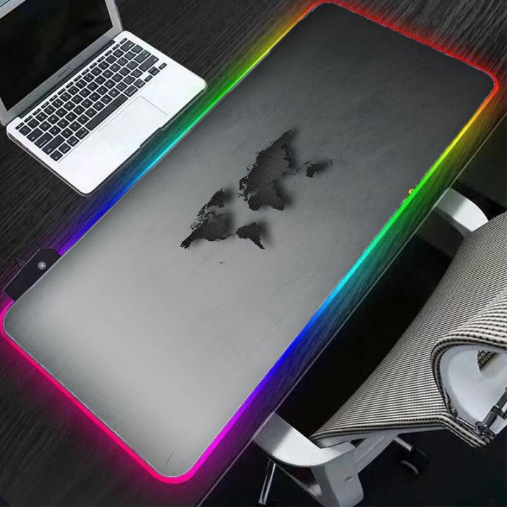 Mat%20Xgz%20For%20Lap%20Gaming%20Keyboard%20Pad%20Xxlrgb%20World%20Edge%20Players%20Mouse%20Map%20Large%20Pad%20Locking%20Mouse%20Table(300X600X2Mm)%20-%20Image%203