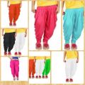 Kids butterfly shape pant (cowl pant pink color). 