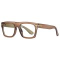 Mens Oversized Computer Glasses Thick-Rimmed Eyewear Square Frame. 