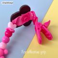 Anedshaop 2 IN 1 Baby Pacifier Toy Dual Use Clip Anti Lost Holder Chain Teether Hanger Newborn Dummy Holder 安抚奶嘴夹扣带. 