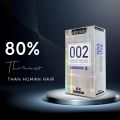 Okamoto 0.02 - Japan's Best | Thinnest Condom In India | 1st Time in India - Non Latex PU Condom | Super Thin | Super Strong | Imported from Japan | 0.02 mm Ultra Thin (Pack of 1, 6s)(FROM INDIA)NUZ. 