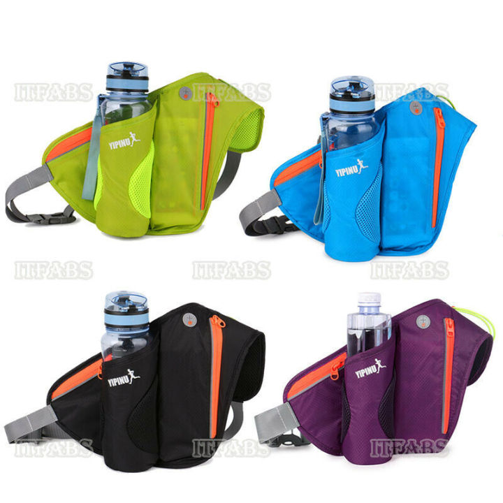 New%204%20Colors%20Women%20Men%20Running%20Belt%20Bags%20Jogging%20Cycling%20Waist%20Pack%20Sports%20Runner%20Bag%20Water%20Bottle%20Holder%20Deep%20Blue%20-%20Image%205