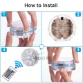 Auoyo Sub-mersible LED Lights Wa-terproof Wear-resistant LED Sub-mersible Swimming Pool Lamp. 