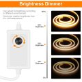 Dimmable 220V COB LED Neon Light Strip 288LEDs/m 20m 50m Waterproof Outdoor Garden Lamp Led Tape Ribbon Switch EU Plug For Room. 