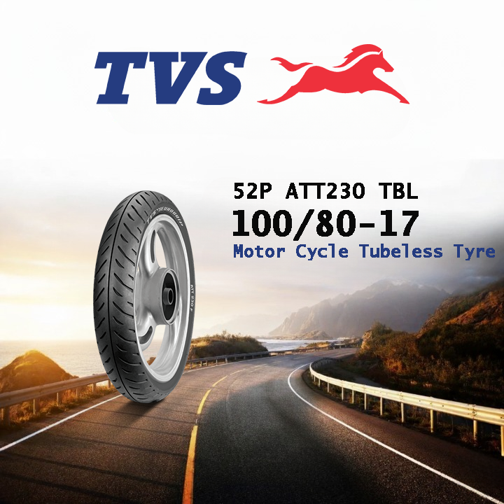 TVS 100/80-17 52P ATT230 TBL Tubeless