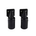 2pcs Animal Whistle Repeller Deer Car Grille Mount Auto Ultrasonic Whistles Safety Sound Alarm Black Sonic Gadgets Safty. 