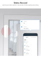 Tuya Smart WiFi Door and Window Sensor – Magnetic Alarm Detector Compatible with Alexa & Google Home. 