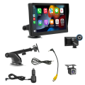 Wireless Carplay Car Stereo, 9Inch Touch Screen Carplay and Android Auto, Dash Cam, Backup Camera, Mirror Link//FM/BT. 