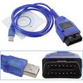 VAG-COM 409.1 Vag Com 409Com Vag 409 Kkl OBD2 USB Diagnostic Cable Scanner Scan Tool Interface For VW Audi Seat Skoda - blue. 
