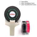 Mini Portable Manual Label Maker DIY 3D Embossing Label Writer Printer Typewriter with Plastic PVC 9mm Label Tapes Lettering Machine. 