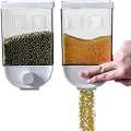 Wall Mounted Cereal Dispenser Single Piece,  Easy And Convenient Kitchen Dispenser 1000Ml. 