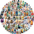 20/40pcs Bottle World Stickers Miniature Terrarium Stickers for Laptop Scrapbook Journal Kids Girls Boys Stickers. 