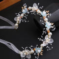Headwear Children'S Headwear Girls' Hair Band Pearl Hairband Flower Garland Pearl Hair Headdress Pearl Hair Band. 