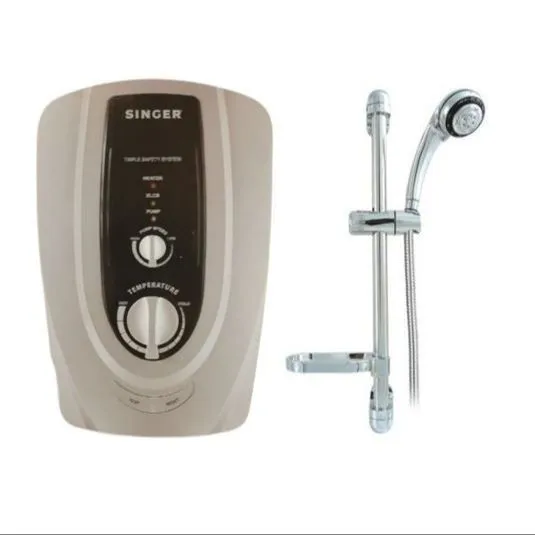 Singer Instant Hot Water Shower With Pump - SWH448EP