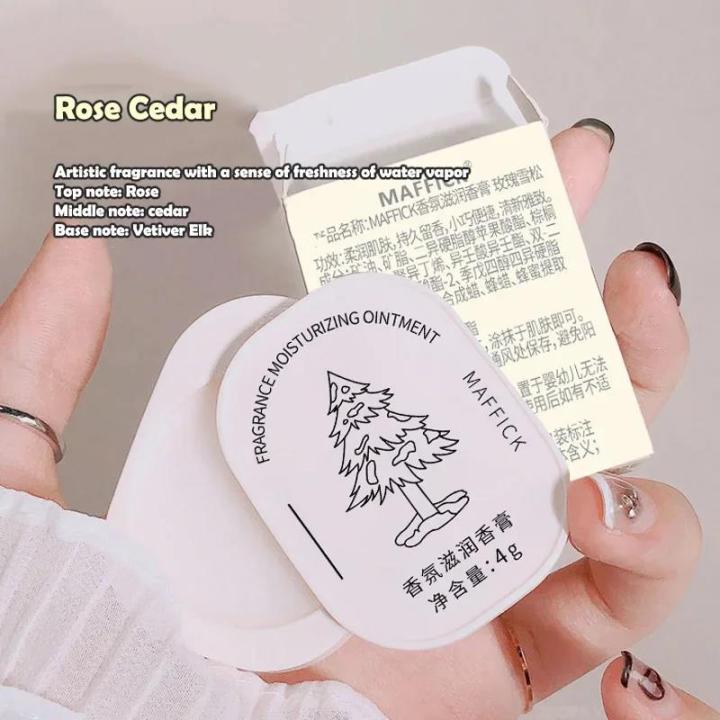 , gifts, body deodorant flowers, fruit perfume with, aroma, fresh pocket solid perfume solid, convenient lady lime basil balm, soft and durable