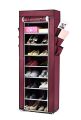 9 layer shoe rack New design with cover Shoe Cabinet 9-Shelf Shoe Organizer with Dust Cover - Closet shelf  Designed for doorways, hallways, balconies, living rooms   Shoe Rack Organizer Dustproof Standing. 