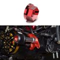【Red】 30Pc Motorcycle Modification Accessories Motorcycle Screw Nut Bolt Cap Covers Decorative Styling Parts Kawasaki. 