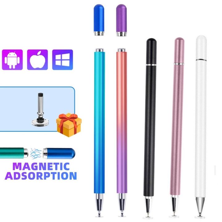 Touch Pen Tablet Screen Pen for Motorola G Pure Razr 5G One 5G Ace One Vision One Action Nexus 6 Magnetic Cap Disc Stylus Built-in Ti