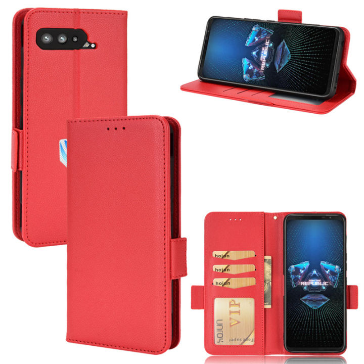 Per Asus ROG Phone 8 Pro Custodia In Pelle Con Texture A Diamante