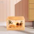 Hamster Hideout Exercise Toy Tunnel Wooden for Hedgehog Mouse Rutin Chicken 40x29x32CM. 