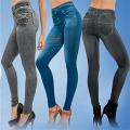 【HOT】 Jeans Sexy Denim Pants Long High Waist Denim Women Jeans Fashion Print Stretch Pencil Pants For Shopping. 