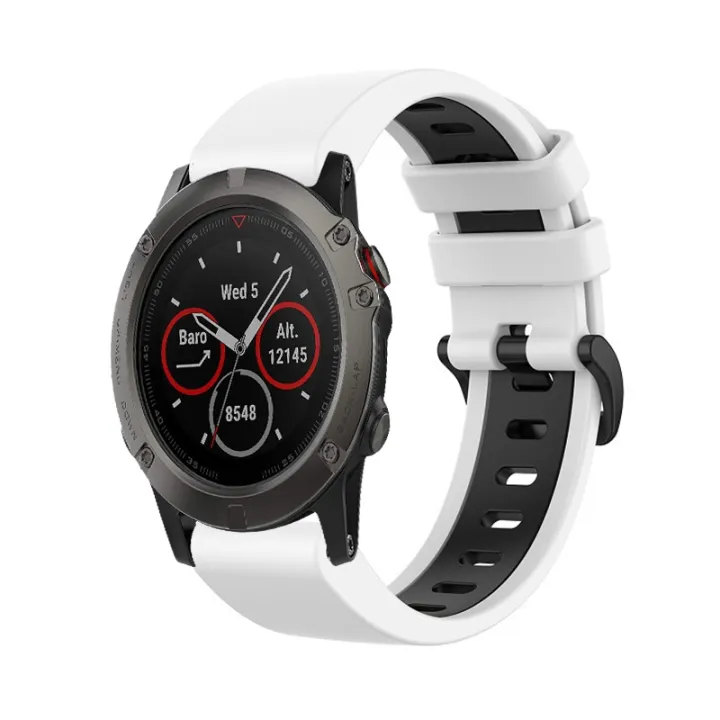 For%20Garmin%20Fenix%205X%2026mm%20Silicone%20Sports%20Two-Color%20Watch%20Band%20-%20Image%208