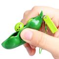 【New Arrivals】【New Arrivals】Fidget Toys Decompression Edamame Toys Pop Squishyit Peas Beans Keychain Cute Adult Toy Rubber Boys Gift. 