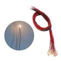 20x Pre Wired LED Light, Pre Soldered Wires Micro Litz Wired LED Leads for Decor. 