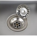 45*39cm/18*15Inches  Kitchen Sink Stainless Steel Sink Wash Basin Electroplating Kitchen Vegetable Wash Basin Sink Drain Basket Rectangular. 