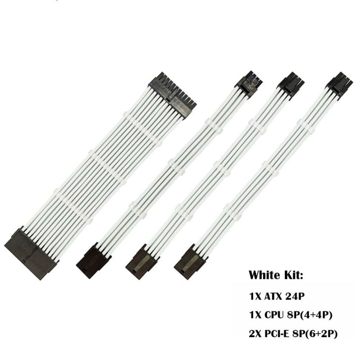 Sleeved%20Pc%20Psu%20Extension%20Cable%20Cpu%20Gpu%20Sata%201Pcs%20Atx%2024Pin/Eps%204+4Pin/Pci-E%208Pin/Pci-E%206Pin%20Power%20Power%20Cord%20Module%20Line%20Motherboard%20Graphics%20Card%20Extension%20Cable%20-%20Image%204
