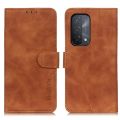 For OPPO A93 5G / A54 5G / A74 5G KHAZNEH Retro Texture PU + TPU Horizontal Flip Leather Case with Holder Card Slots Wallet. 