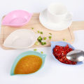 1/4/10pcs Sauce Dishes Leaves Shape Wheat Fiber Bowl Vinegar Seasoning Solid Soybean Dish Sauce Salt Snack Small Plate Kitchen Tool. 