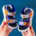 Boys sandals2023New Summer Trendy Men's Sandals Middle, Small and Older Children Non-Slip Soft Bottom Korean Boys Beach Shoes. 