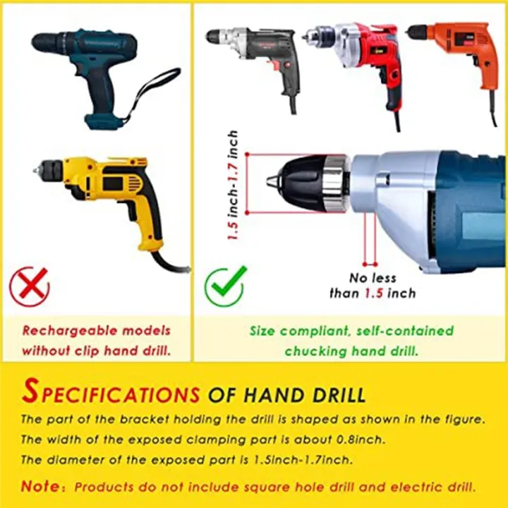 Stainless%20Steel%20Square%20Hole%20Drill%20Bit%20Adapter%20for%20Installation%20and%20Disassembly%20-Mortising%20Attachment%20for%20Drill%20Press,%20for%20Drill%20Machines%20-%20Image%202