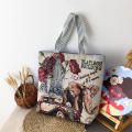 New Fashion Accessory Embroidered Tote Bag Canvas Crossbody Bag Ethnic Style Handbag Retro Embroidered Handbag. 