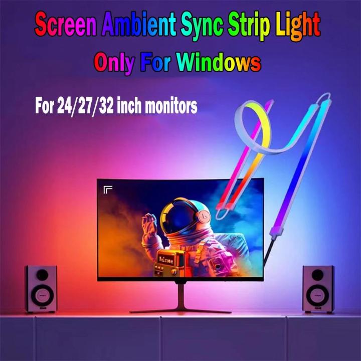 Smart Ambient PC Display Sync Lighting LED Strip Light Screen RGB Color ...