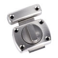 Rotating Door Latch Gate Lock Latch Surface Installation with 6 Screws for Cabinet Closet Wardrobe Doors. 