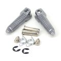 Motorcycle Front Footrests Foot Pegs for Ninja ZX6R ZX10R -6R Z1000 Z750 ER6F. 