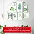 Seamless Wall Hanging Storage Hooks Home Office Clock Wall Racks Transparent Non-Trace Photo Frame Hole Hanger. 