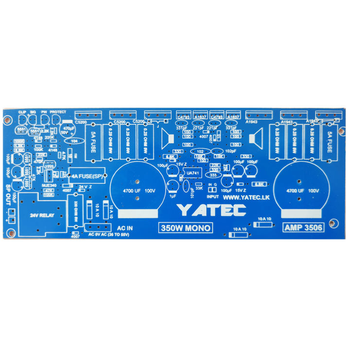 YATEC amp3506 Mono 350W audio Power amplifier PCB