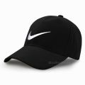 Adjustable Baseball Cap with Sun Visor - Black. 