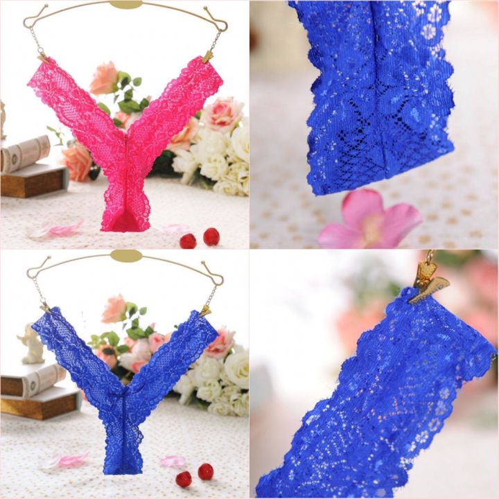 Intimates%20Underwear%20Bikini%20Panties%20G-Strings%20Briefs%20Under%20Panty%20Soft%20Small%20Bowknot%20Low%20Waist%20Charming%20Lace%20Floral%20Breathable%20Invisible%20Women%20-%20Image%208