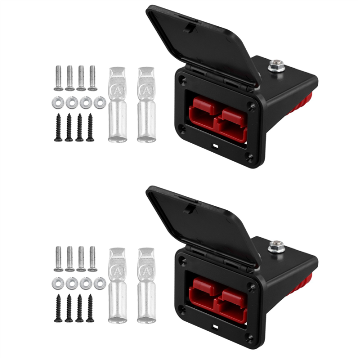 2X Plug Holder for Anderson Plugs 175A Panel Base with Dust Cover High ...