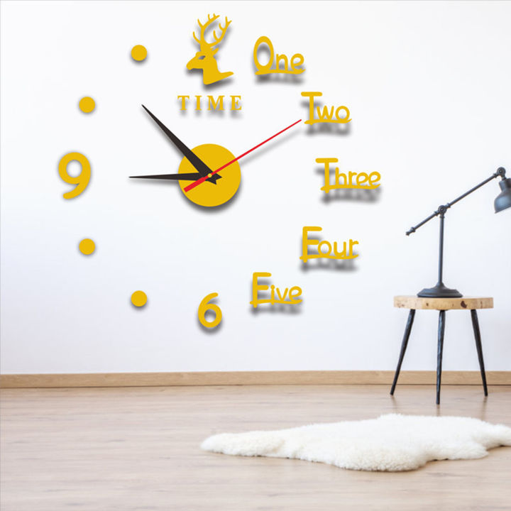 GOIKEA%20Wall%20Clock%20Cute%20Creative%20Christmas%20Decoration%20Acrylic%203D%20DIY%20Digital%20Clock%20Wall%20Background%20Decoration%20for%20Living%20Room%20Bedroom%20-%20Image%202