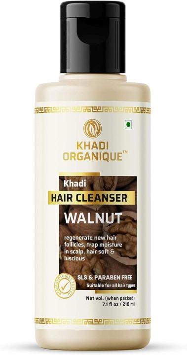 Khadi Organique Walnut Hair Cleanser 210 ml FROM DUBAI (SAM)