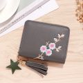 1PC Women Small Wallet Ladies Mini Tassel Wallet Cute Girl Short Zipper Lovely Pu Leather  Purse Female Hand Wallet Purse. 